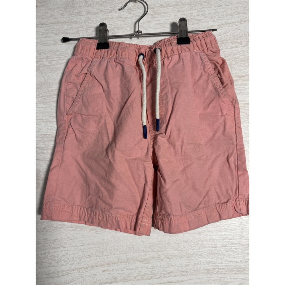 Tommy Bahama Shorts Boys Small 5/6 Pink Drawstring Stretch Waist Pockets Pull On